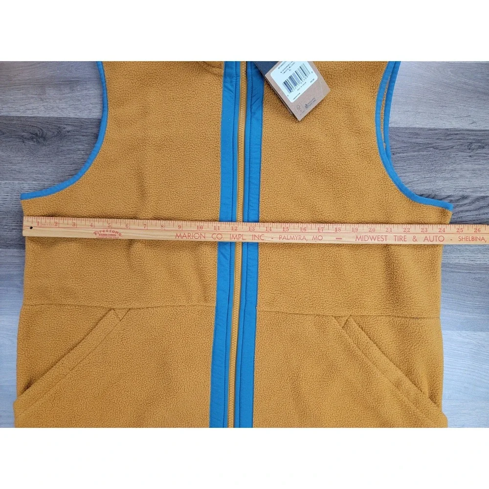 The North Face Vest Size XL Brown Timber Carbondale Fleece Full Zip Mens NWT $99